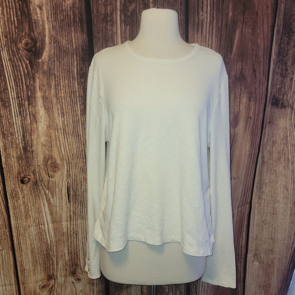 Madewell Knit Top Size 2X Cream